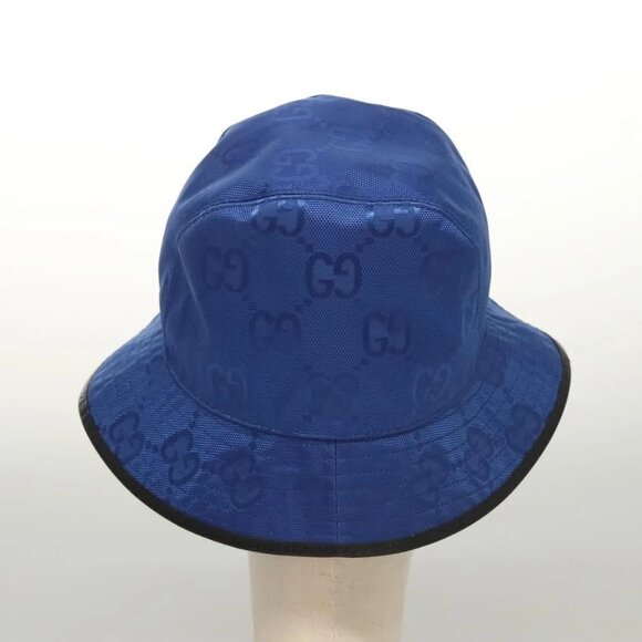 GUCCI GG Canvas Off The Grid Bucket Hat M Blue - Picture 3 of 16